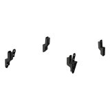 Aries Automotive 3 in. Round Side Bars 215039 Step Bars, Stainless Steel, Black Powdercoated, Gloss, 3.00 Diameter, 53.200 Length, Dodge, Pair thumbnail 3