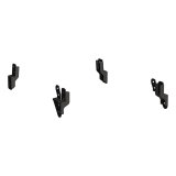 Aries Automotive 3 in. Round Side Bars 215039 Step Bars, Stainless Steel, Black Powdercoated, Gloss, 3.00 Diameter, 53.200 Length, Dodge, Pair thumbnail 6