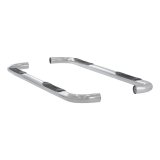Aries Automotive 3 in. Round Side Bars 204014-2 Step Bars, Diameter, Stainless Steel, Polished, Chevy, GMC, Pair thumbnail 2