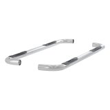 Aries Automotive 3 in. Round Side Bars 204014-2 Step Bars, Diameter, Stainless Steel, Polished, Chevy, GMC, Pair thumbnail 3