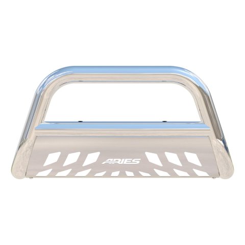 Aries Automotive 3 in. Bull Bars for 2015-2022 CANYON, COLORADO - 35-4015 Grille Guard, Bar, in., Stainless Steel, Polished, Cadillac, Chevy, GMC, Each thumbnail 3