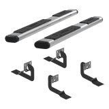 Aries Automotive 6 in. Oval Side Bars for 2004-2014 F-150 - 4444018 Step Bars, Stainless Steel, Polished, 6.00 Diameter, 75.00 Length, Ford, Pair thumbnail 4