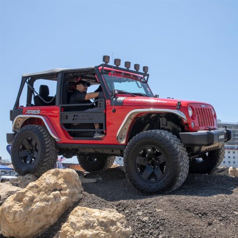 ARIES Automotive Doors AR15009 Door, 2007-15 JK TUBULAR DOOR/FRONT/BLK ALUM thumbnail 1