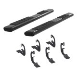Aries Automotive 6 in. Oval Side Bars for 1998-2001 RAM 1500 - 4445014 Step Bars, Aluminum, Black Powdercoated, Gloss, 6.00 Diameter, 75.00 Length, Dodge, Pair thumbnail 5