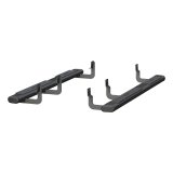 Aries Automotive 6 in. Oval Side Bars 4445034 Step Bars, Aluminum, Black Powdercoated, Gloss, 6.00 Diameter, 75.00 Length, for Nissan, Pair thumbnail 4