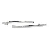 Aries Automotive 3 in. Round Side Bars for 1980-1996 F-150 - 203001-2 Step Bars, Diameter, Stainless Steel, Polished, Ford, Pair thumbnail 4