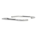 Aries Automotive 3 in. Round Side Bars for 1980-1996 F-150 - 203001-2 Step Bars, Diameter, Stainless Steel, Polished, Ford, Pair thumbnail 5