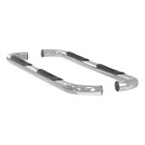 Aries Automotive 3 in. Round Side Bars 204076-2 Step Bars, Diameter, Stainless Steel, Polished, Hummer, Pair thumbnail 4