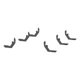 ARIES Automotive Truck Step Installation Kits 2055104 Mounting Brackets for AdvantEDGE or RidgeStep, 15-16 COLORADO/CANYON EXT AND CREW CAB thumbnail 2