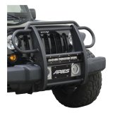 ARIES Automotive Grilles and Grille Inserts PJ20OB Guard Face Plate, Pro Series, 20In, Opn, Bl, 20" OPEN FACE, BLACK thumbnail 1