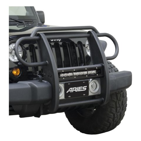 ARIES Automotive Grilles and Grille Inserts PJ20OB Guard Face Plate, Pro Series, 20In, Opn, Bl, 20" OPEN FACE, BLACK