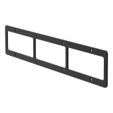 ARIES Automotive Grilles and Grille Inserts PJ20OB Guard Face Plate, Pro Series, 20In, Opn, Bl, 20" OPEN FACE, BLACK thumbnail 4
