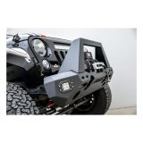 Aries Automotive TrailChaser Front Bumper with Corner and Brush Guards for 2007-2017 WRANGLER, 2018 WRANGLER JK - 2082046 Bumpers, Fabricated, Aluminum, Black Powdercoated, Textured, Front, Center Section, Guards, Guard, Jeep, Kit thumbnail 4
