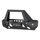 Aries Automotive TrailChaser Front Bumper with Corner and Brush Guards for 2007-2017 WRANGLER, 2018 WRANGLER JK - 2082046 Bumpers, Fabricated, Aluminum, Black Powdercoated, Textured, Front, Center Section, Guards, Guard, Jeep, Kit thumbnail 5