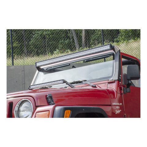 ARIES Automotive - Light Mount Brackets for 1997-2006 WRANGLER 15915 Auxiliary Brackets, Jeep Roof Rack, 97-06 Wrangler TJ thumbnail 3