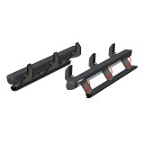 Aries Automotive ActionTrac Powered Running Boards for 1999-2016 F-250 SUPER DUTY, F-350 2008-2016 F-450 DUTY - 3048324 Power Boards, ActionTrac, Aluminum, Black Powdercoated, Ford, Crew Cab, Kit thumbnail 7