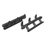 Aries Automotive ActionTrac Powered Running Boards for 1999-2016 F-250 SUPER DUTY, F-350 2008-2016 F-450 DUTY - 3048324 Power Boards, ActionTrac, Aluminum, Black Powdercoated, Ford, Crew Cab, Kit thumbnail 8
