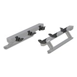 Aries Automotive ActionTrac Mounting Brackets for 2007-2017 WRANGLER, 2018 WRANGLER JK - 3025170 Running Board Component, Bracket, ActionTrac, Black Powdercoated, Jeep, Kit thumbnail 2