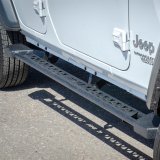 Aries Automotive Rocker Steps 2074118 Nerf Bars and Step Bars, Carbon Steel, Black Powdercoated, Textured, 73.750 in. Length, Jeep, Pair thumbnail 1