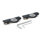 Aries Automotive Universal Clamp-On Hood LED Light Brackets 1110315 Auxillary Mount Brackets, For Led Lights, Stainless, Pair thumbnail 8