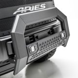 Aries Automotive AdvantEDGE 5.5 in. Bull Bars 2164103 Grille Guards, Bar, Black, Chevy, GMC, W/Led, Each thumbnail 1
