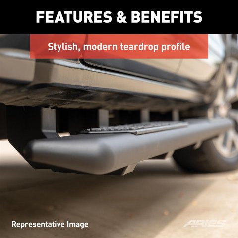 Aries Automotive Ascentstep Running Boards 2558002 Boards, Chevy, GMC, 2055101 & 2057975, Pair thumbnail 9