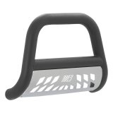 Aries Automotive Big Horn 4 in. Bull Bars for 2008-2021 SEQUOIA, 2007-2021 TUNDRA - AL45-2004 Grille Guard, Horn, Bar, Aluminum, Black Powdercoated, Toyota, Each thumbnail 4