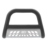 Aries Automotive Big Horn 4 in. Bull Bars for 2008-2021 SEQUOIA, 2007-2021 TUNDRA - AL45-2004 Grille Guard, Horn, Bar, Aluminum, Black Powdercoated, Toyota, Each thumbnail 5