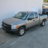 Aries Automotive 6 in. Oval Side Bars 4445001 Step Bars, Aluminum, Black Powdercoated, Gloss, 6.00 Diameter, 75.00 Length, Chevrolet, GMC, Pair thumbnail 2