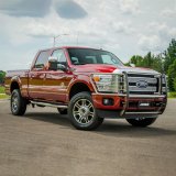 Aries Automotive 3 in. Round Side Bars 203006-2 Step Bars, Diameter, Stainless Steel, Polished, Ford, Pair thumbnail 1