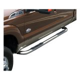 Aries Automotive 3 in. Round Side Bars 203006-2 Step Bars, Diameter, Stainless Steel, Polished, Ford, Pair thumbnail 2