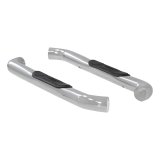 Aries Automotive 3 in. Round Side Bars 204048-2 Step Bars, Diameter, Stainless Steel, Polished, Chevy, GMC, Pair thumbnail 3