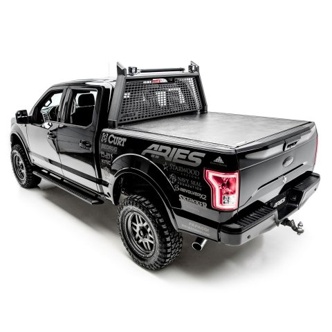 Aries Automotive AdvantEDGE 5.5 in. Side Bars 2556008 Step Bars, Diameter, Aluminum, Chrome Powdercoated, Pair