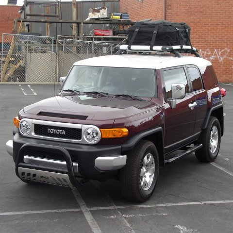 Aries Automotive 3 in. Round Side Bars for 2007-2014 FJ CRUISER - 202011 Step Bars, Diameter, Steel, Black Powdercoated, Toyota, Pair