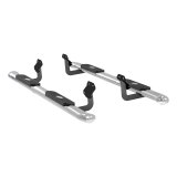 Aries Automotive 4 in. Oval Side Bars S223044-2 Step Bars, Stainless Steel, Polished, 4.00 Diameter, 80.00 Length, Ford, Pair thumbnail 6