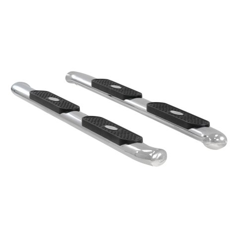 Aries Automotive 4 in. Oval Side Bars for 2003-2009 RAM 3500, 2500, 2002-2008 1500 - S225008-2 Step Bars, Oval, in., Stainless Steel, Polished, Dodge, Pair thumbnail 3