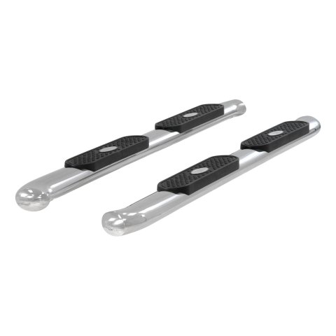 Aries Automotive 4 in. Oval Side Bars for 2003-2009 RAM 3500, 2500, 2002-2008 1500 - S225008-2 Step Bars, Oval, in., Stainless Steel, Polished, Dodge, Pair thumbnail 4