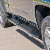 Aries Automotive 4 in. Oval Side Bars for 2015-2022 CANYON, COLORADO - S224052 Step Bars, Steel, Black Powdercoated, Gloss, 4.00 Diameter, 71.950 Length, Chevrolet, GMC, Pair thumbnail 2