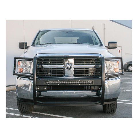 Aries Automotive Pro Series Grille Guards 2170026 Guards, Series, Steel, Black Textured Powdercoat, LED Light Bar, Ram, Each thumbnail 2
