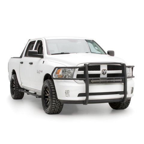 Aries Automotive Pro Series Grille Guards 2170026 Guards, Series, Steel, Black Textured Powdercoat, LED Light Bar, Ram, Each thumbnail 7