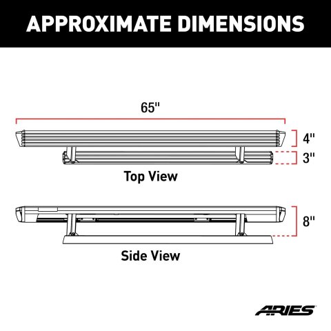 Aries Automotive ActionTrac Powered Running Boards for 2007-2017 WRANGLER, 2018 WRANGLER JK - 3036570 Power Boards, ActionTrac, Aluminum, Black Powdercoated, Jeep, 4-door, Kit thumbnail 5