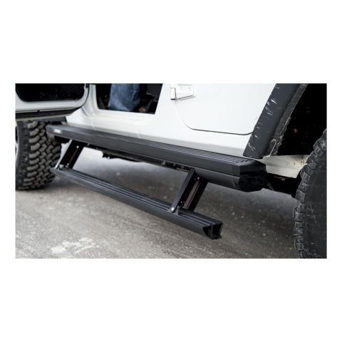 Aries Automotive ActionTrac Powered Running Boards for 2007-2017 WRANGLER, 2018 WRANGLER JK - 3036570 Power Boards, ActionTrac, Aluminum, Black Powdercoated, Jeep, 4-door, Kit thumbnail 6