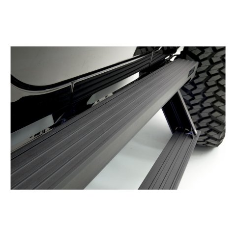 Aries Automotive ActionTrac Powered Running Boards for 2007-2017 WRANGLER, 2018 WRANGLER JK - 3036570 Power Boards, ActionTrac, Aluminum, Black Powdercoated, Jeep, 4-door, Kit thumbnail 7