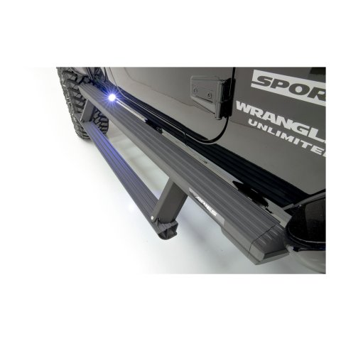 Aries Automotive ActionTrac Powered Running Boards for 2007-2017 WRANGLER, 2018 WRANGLER JK - 3036570 Power Boards, ActionTrac, Aluminum, Black Powdercoated, Jeep, 4-door, Kit thumbnail 9