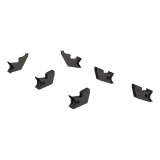 Aries Automotive ActionTrac Mounting Brackets for 2007-2021 TUNDRA - 3025151 Running Board Component, Bracket, ActionTrac, Black Powdercoated, Toyota, Kit thumbnail 3