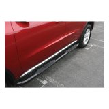 Aries Automotive 3 in. Round Side Bars for 2011-2025 DURANGO - 205031 Nerf and Step Bars, Bars, Steel, Black Powdercoated, Dodge, Pair thumbnail 1