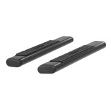 Aries Automotive 6 in. Oval Side Bars B2853 Step Bars, Oval, Aluminum, Black Powdercoated, Pair thumbnail 4