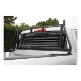 Aries Automotive Classic Headache Racks 111000 Rack, Carbon Steel, Black Powdercoated, Semi-Gloss, 3.00 in. Height, 70.00 in. Length, Chevrolet, Ford, Dodge, GMC, Ram, Each thumbnail 2