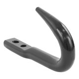 Aries Automotive Bolt-On Tow Hooks for 1987-2015 WRANGLER - 15600TW Hooks, Steel, Black Powdercoated, 9.00 lbs. Loading Rate, Front, Rear, Jeep, Each thumbnail 6