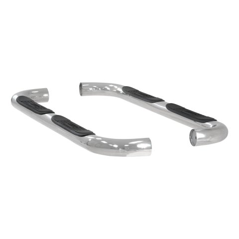 Aries Automotive 3 in. Round Side Bars 203033-2 Step Bars, Diameter, Stainless Steel, Polished, Ford, Mazda, Pair thumbnail 2